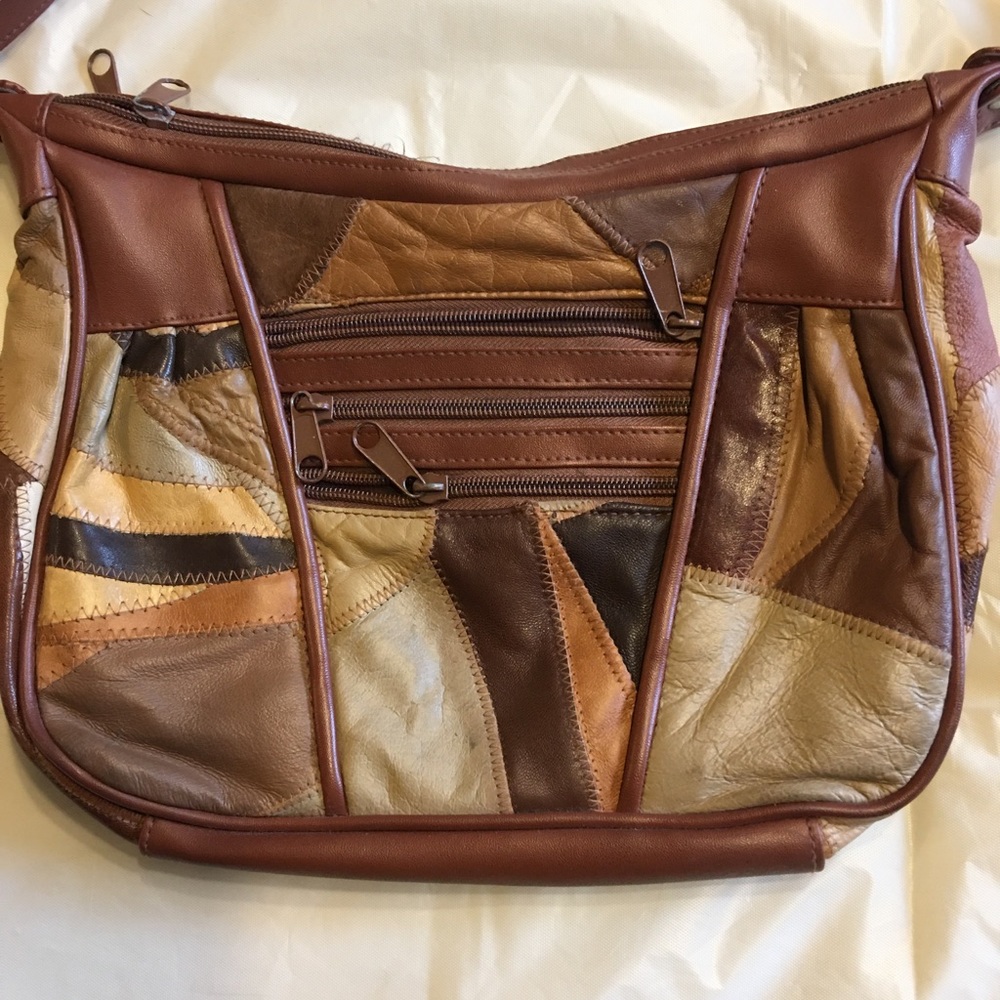 Vintage Patchwork Leather Purse